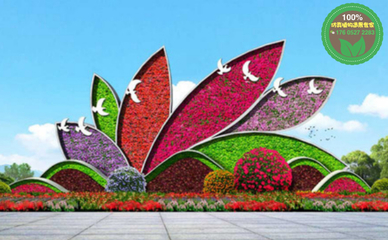 秀洲仿真綠雕五色草綠雕植物綠雕價格優之林景觀