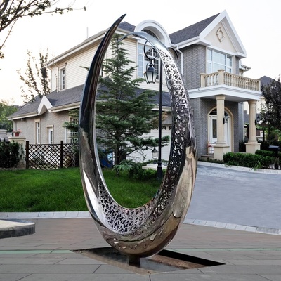 不銹鋼雕塑抽象設(shè)計 藝術(shù)創(chuàng)意景觀雕塑 澤業(yè)雕塑廠家 商場景觀雕塑